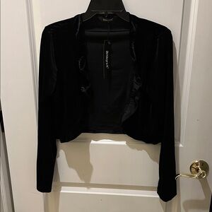 Black Velvet Women's Shrug